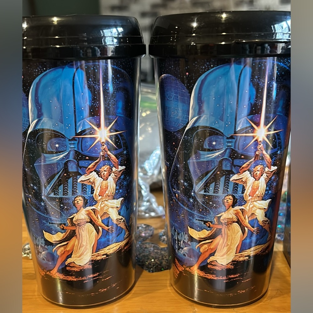 Star Wars Travel Mugs with Iconic Characters set of 2